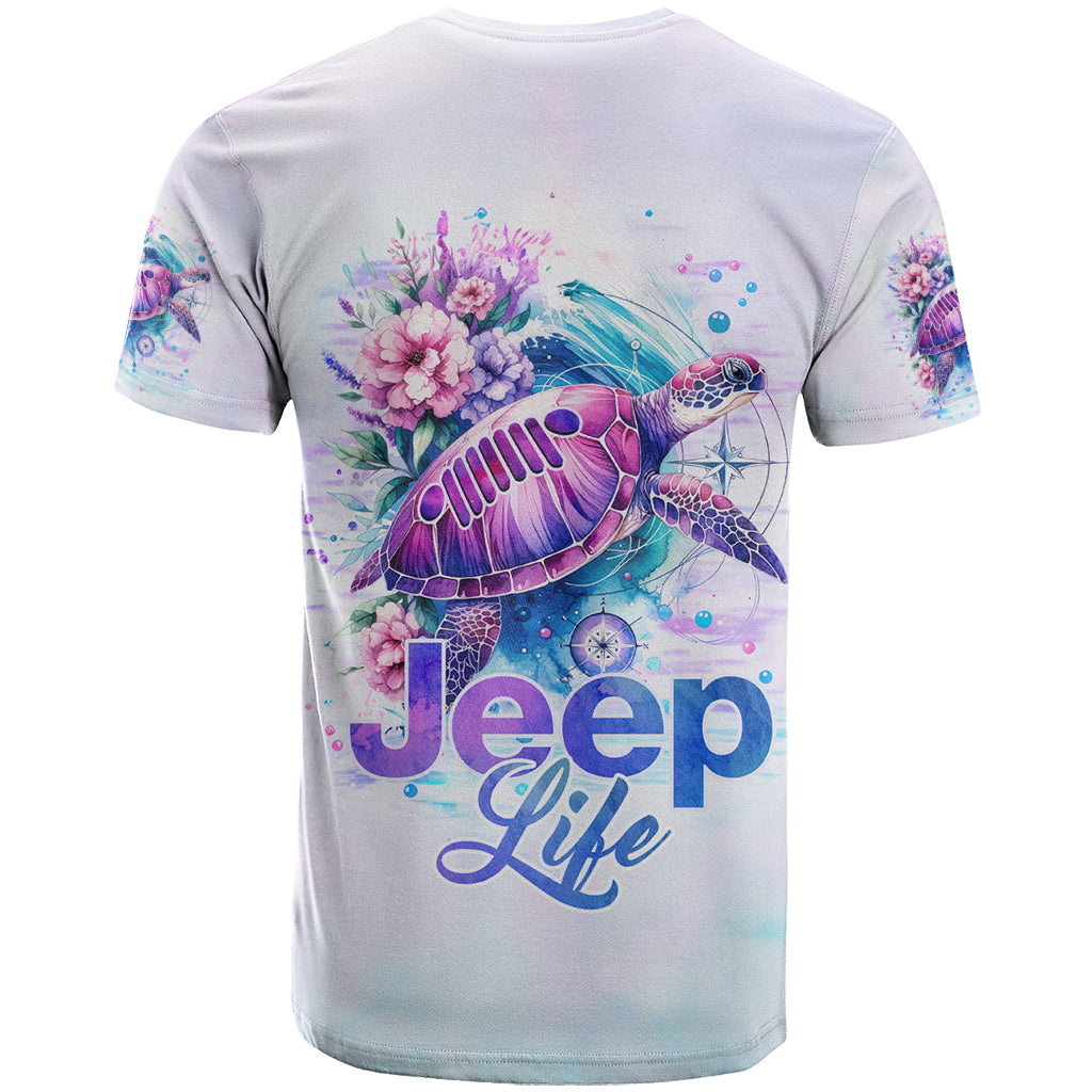 Jeep Life T Shirt Sea Turtle Jeep