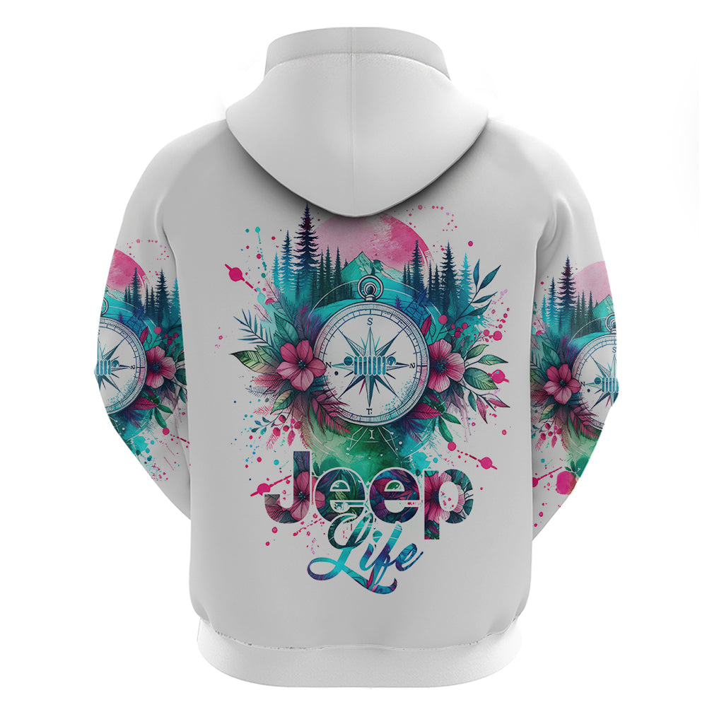 Jeep Life Zip Hoodie Forest Jeep