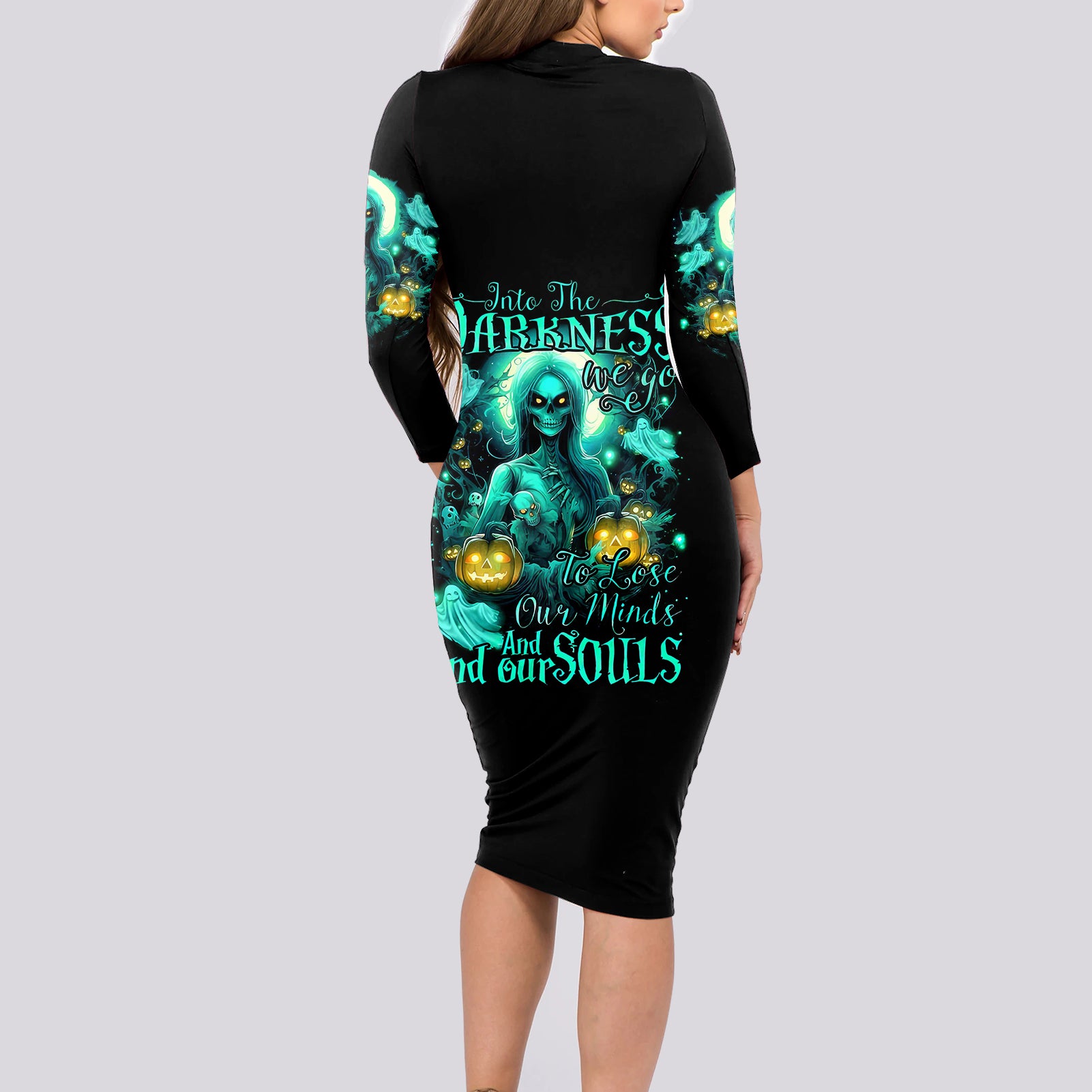 witch-skull-long-sleeve-bodycon-dress-into-darkness-to-lose-our-mind-and-find-our-souls