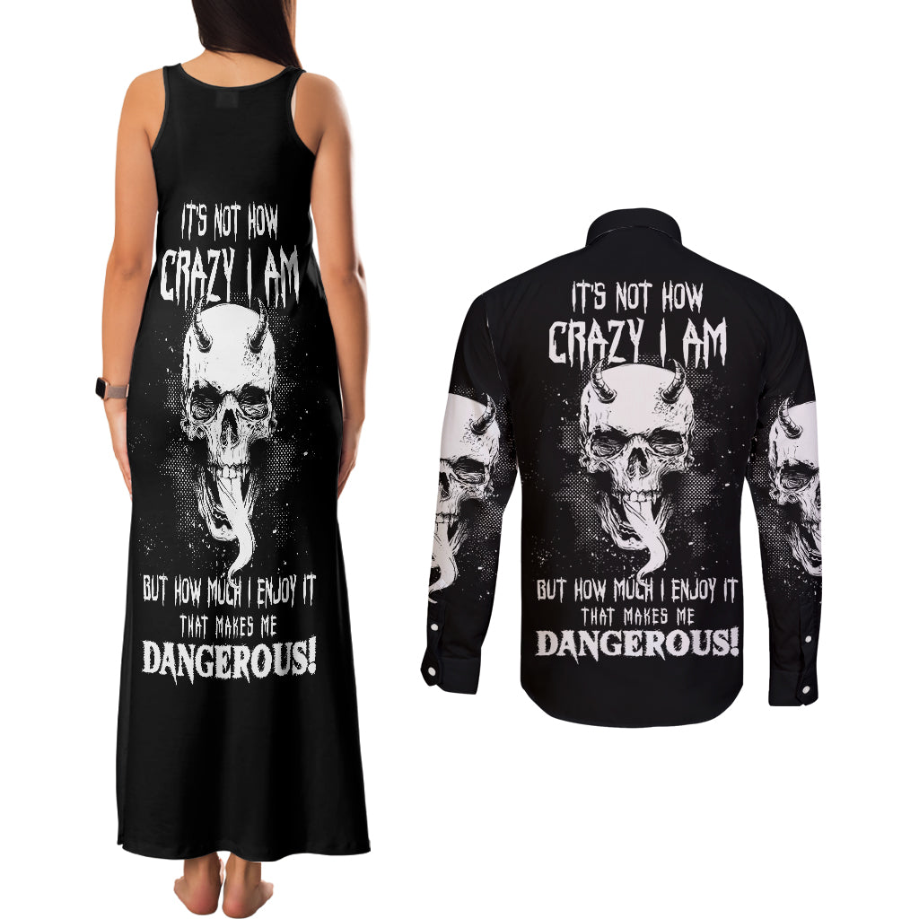 devil-skull-couples-matching-tank-maxi-dress-and-long-sleeve-button-shirts-its-not-how-crazy-iam-but-enjoy-it-make-me-dangerous
