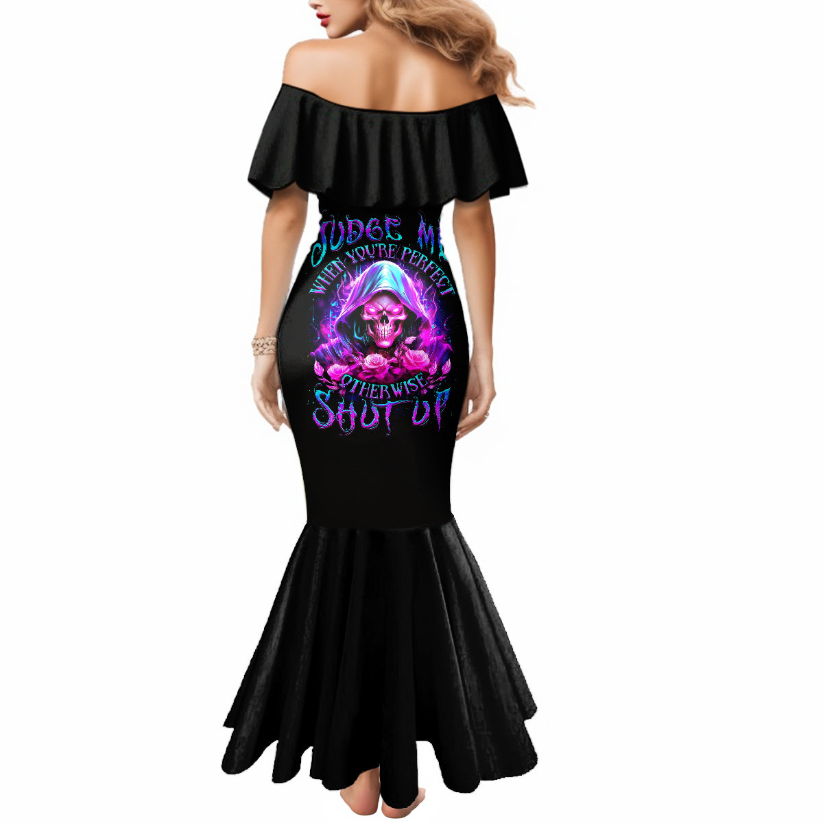 fire-skull-mermaid-dress-judge-me-when-youre-perfect-otherwise-shut-up