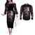 skull-couples-matching-off-the-shoulder-long-sleeve-dress-and-long-sleeve-button-shirts-three-skull-no-see-evil-rose