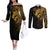 skull-couples-matching-off-the-shoulder-long-sleeve-dress-and-long-sleeve-button-shirts-golden-warrior-royal
