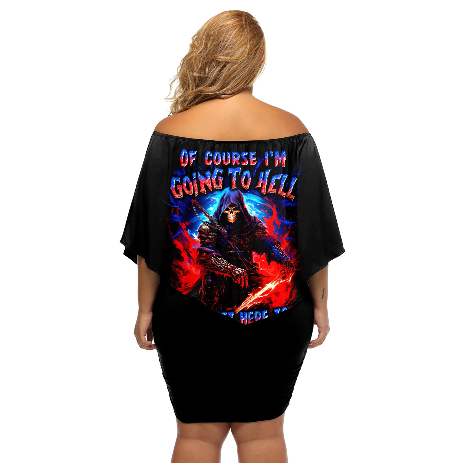 death-skull-off-shoulder-short-dress-of-course-im-going-to-hell