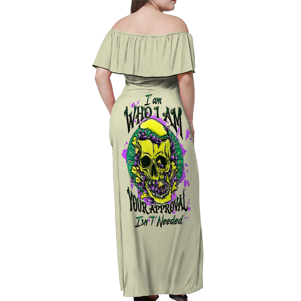 flower-skull-off-shoulder-maxi-dress-iam-who-iam-your-approval-isnt-need