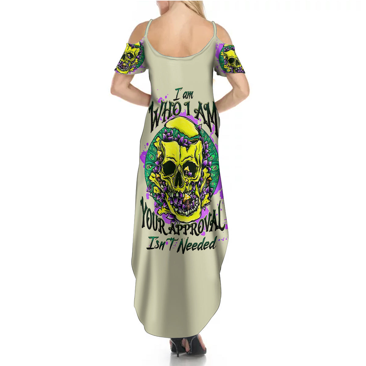 flower-skull-summer-maxi-dress-iam-who-iam-your-approval-isnt-need
