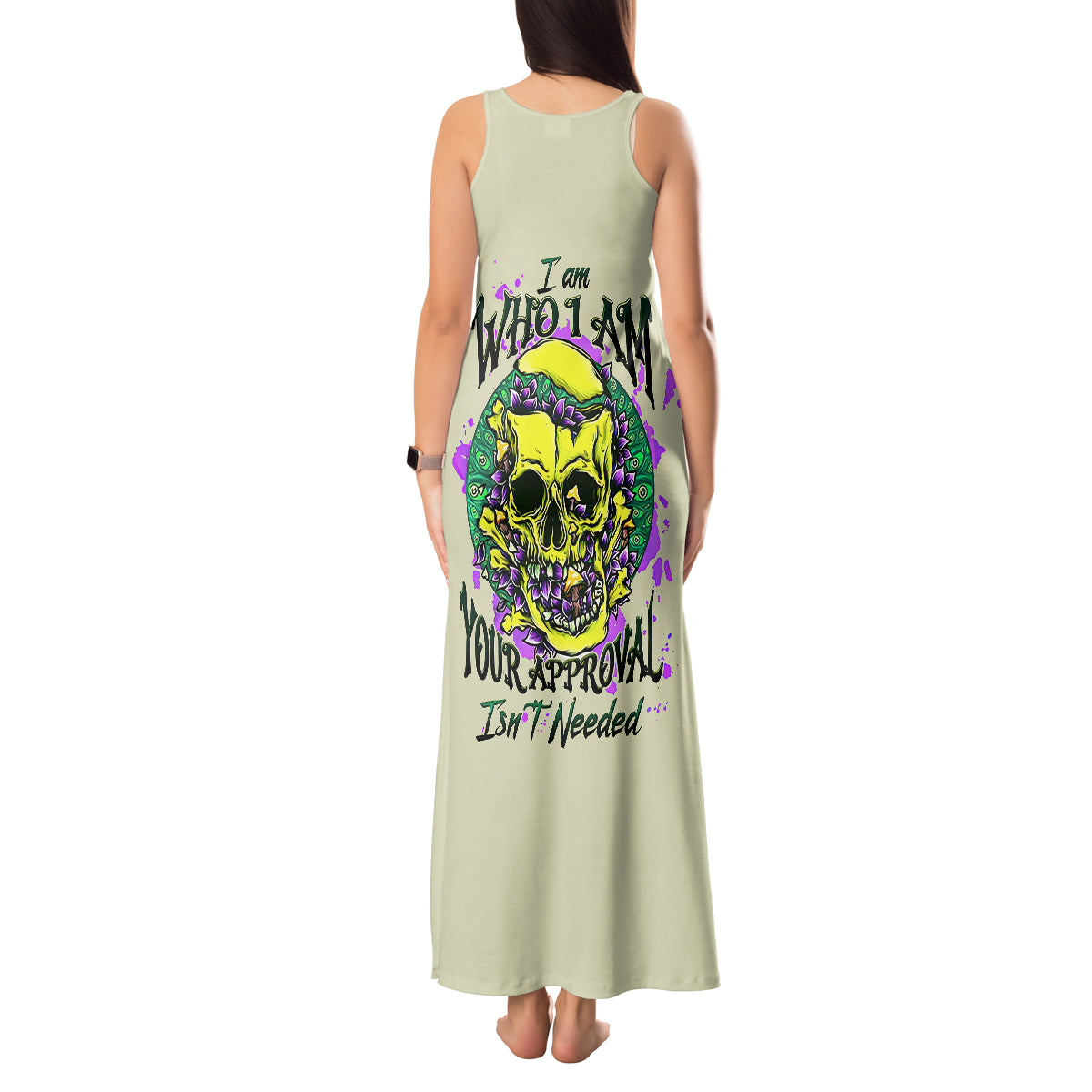 flower-skull-tank-maxi-dress-iam-who-iam-your-approval-isnt-need