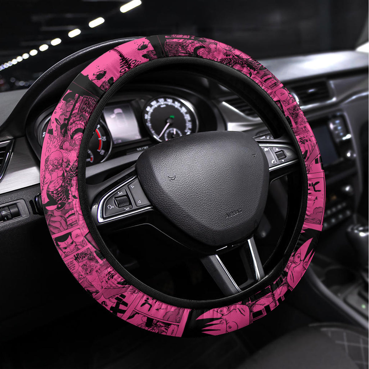 donquixote-doflamingo-joker-steering-wheel-cover-pink-style