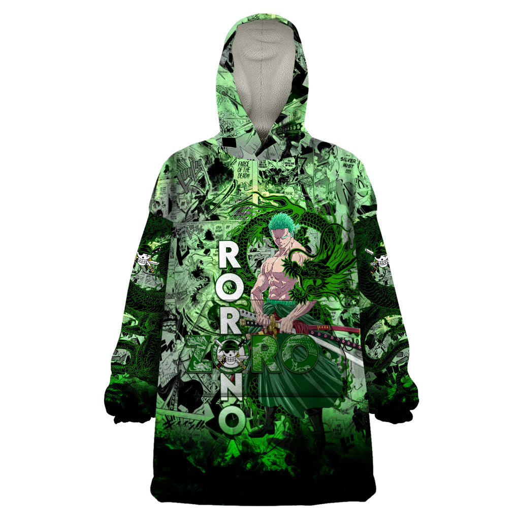 one-piece-roronoa-zoro-wearable-blanket-hoodie-dragon-twister-style