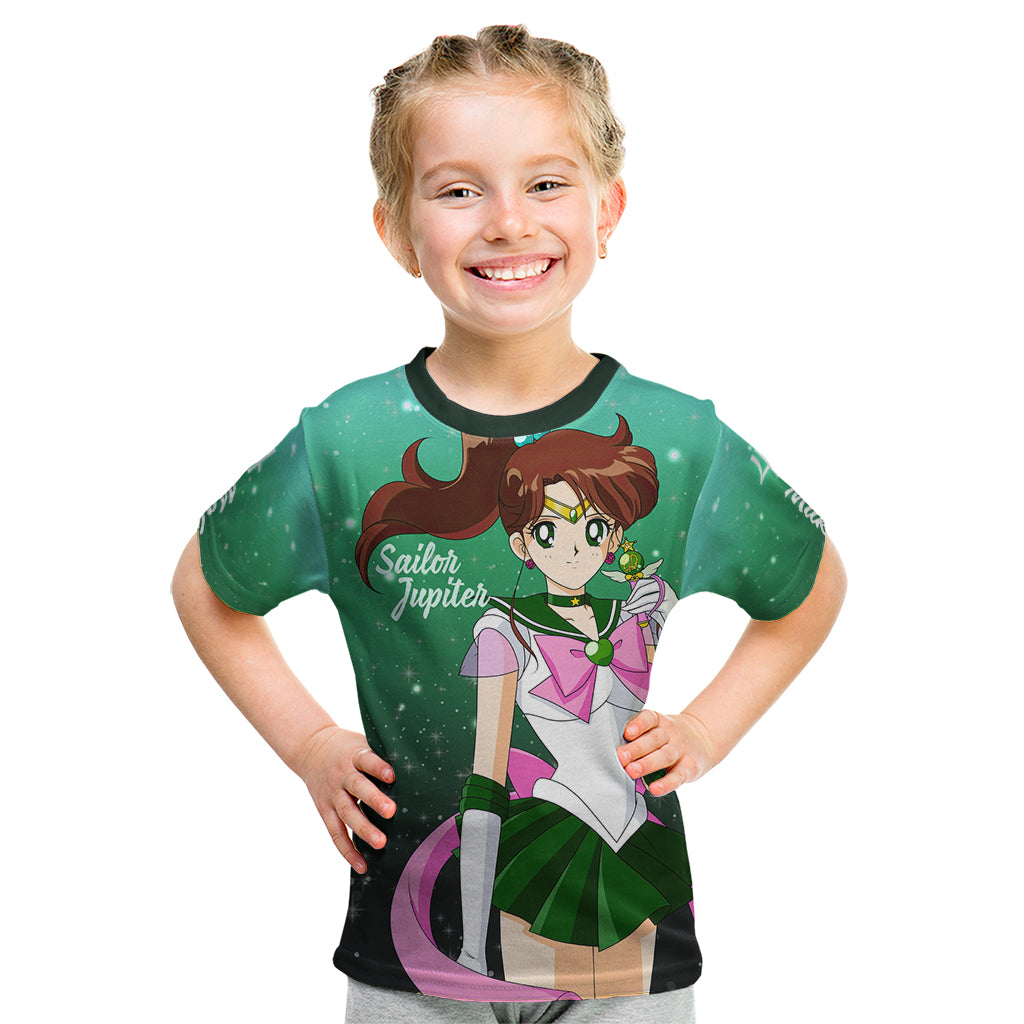 Sailor Jupiter Makoto Kino Kid T Shirt