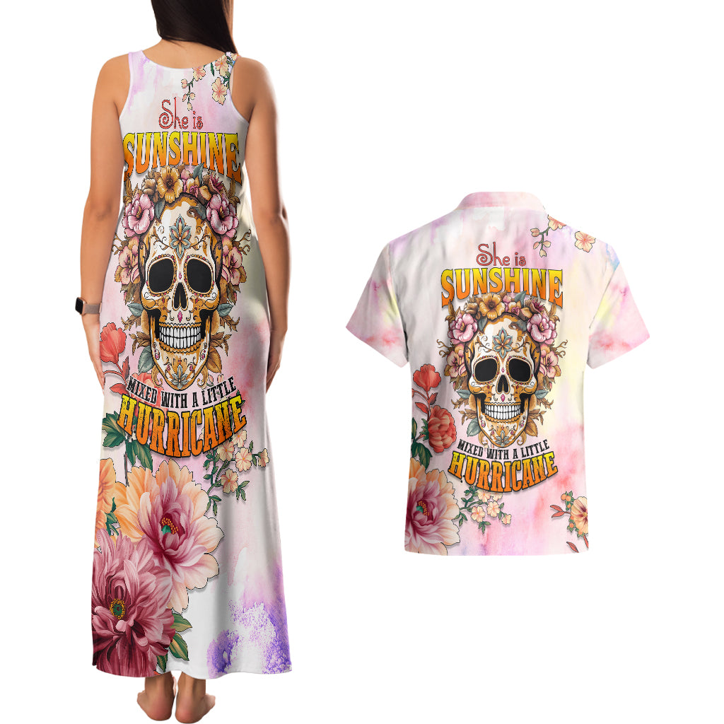 flower-skull-couples-matching-tank-maxi-dress-and-hawaiian-shirt-she-is-sunshine-mixed-with-a-little-hurricane