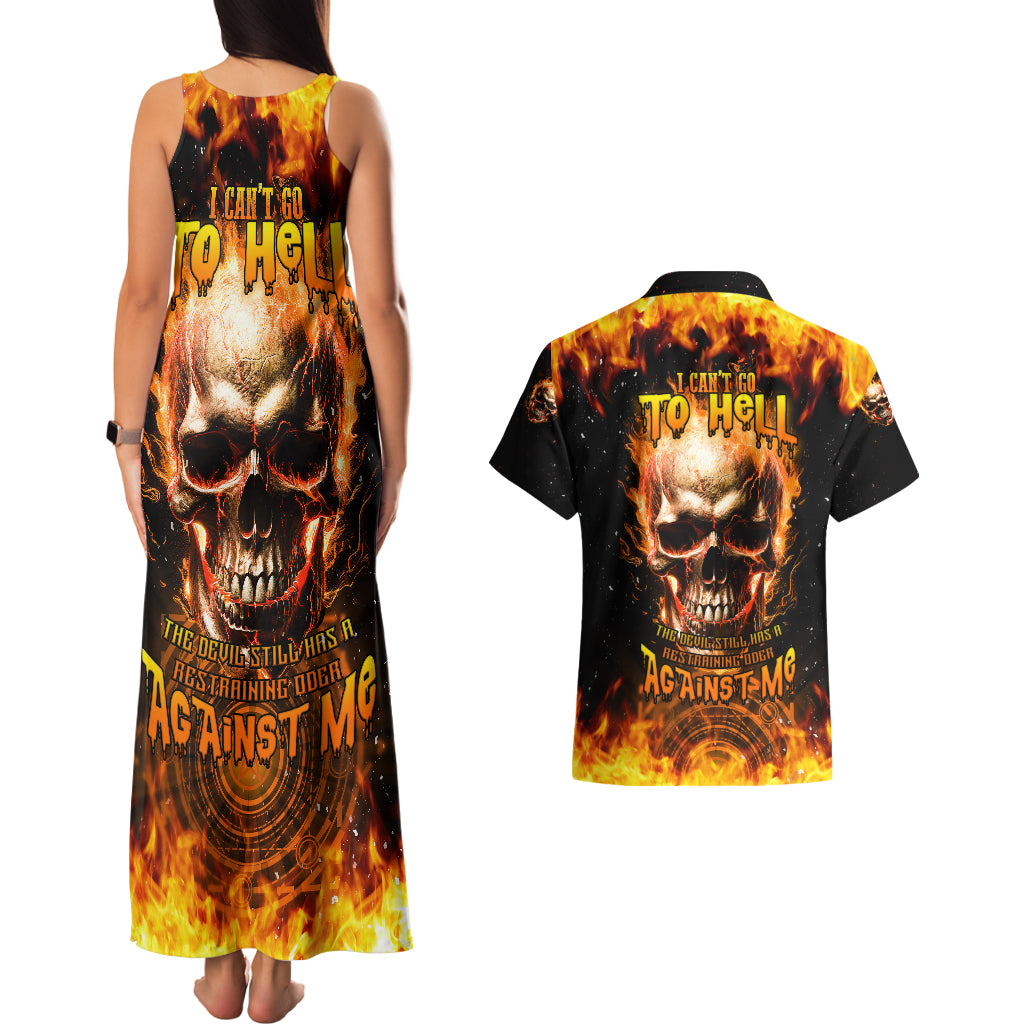 magic-fire-skull-couples-matching-tank-maxi-dress-and-hawaiian-shirt-i-cant-go-to-hell-the-devil-still-has-a-rest-training-oder-against-me