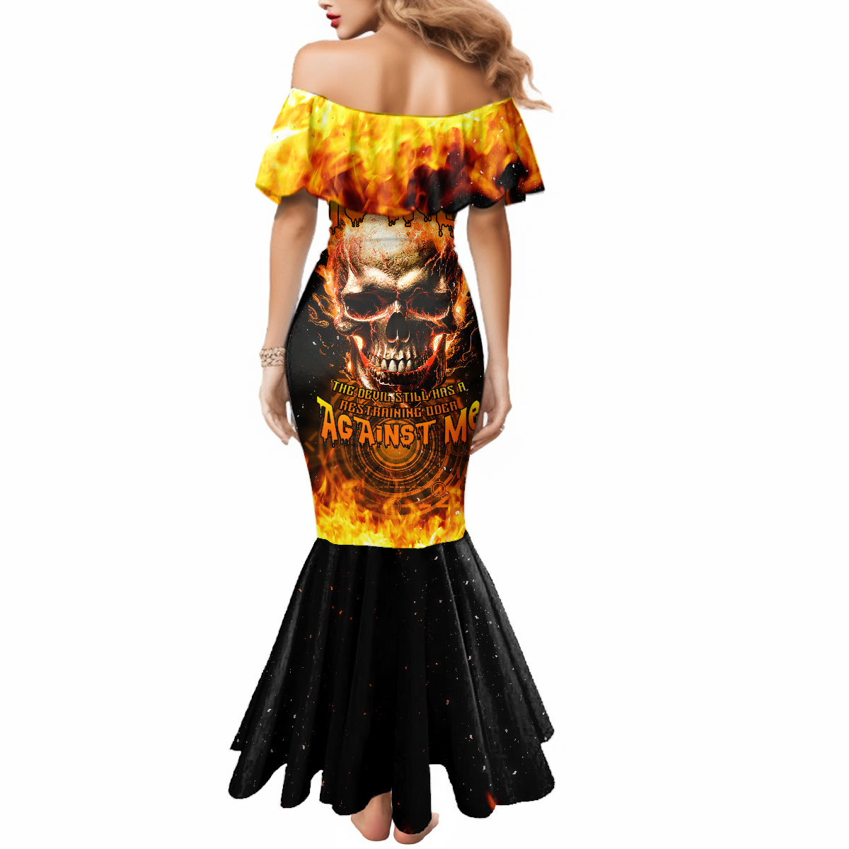 magic-fire-skull-mermaid-dress-i-cant-go-to-hell-the-devil-still-has-a-rest-training-oder-against-me