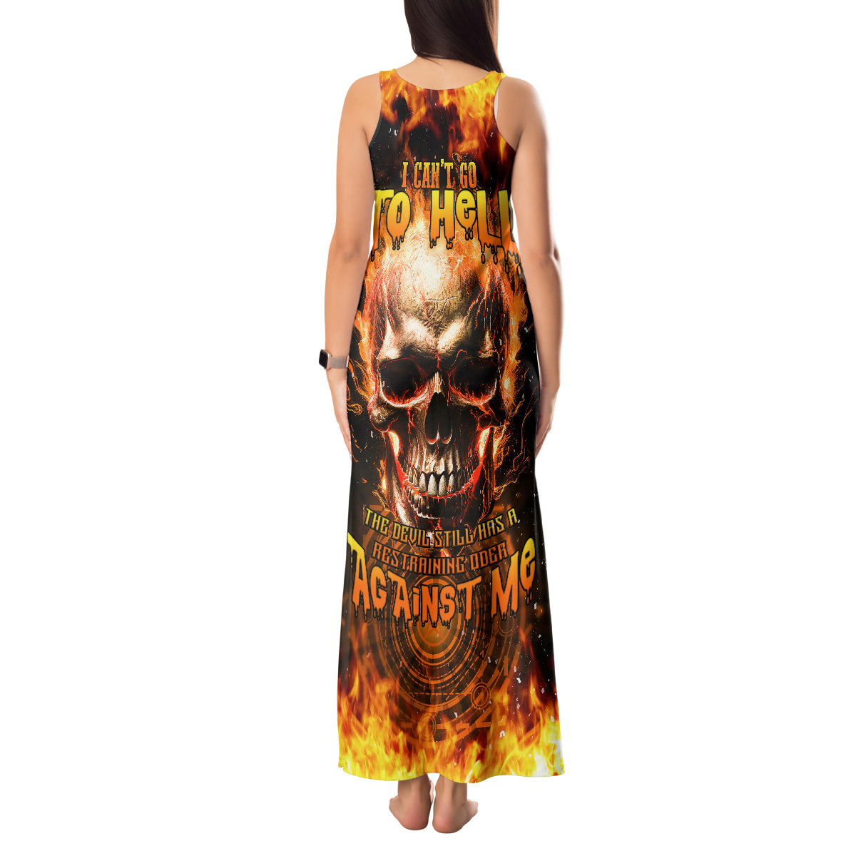 magic-fire-skull-tank-maxi-dress-i-cant-go-to-hell-the-devil-still-has-a-rest-training-oder-against-me