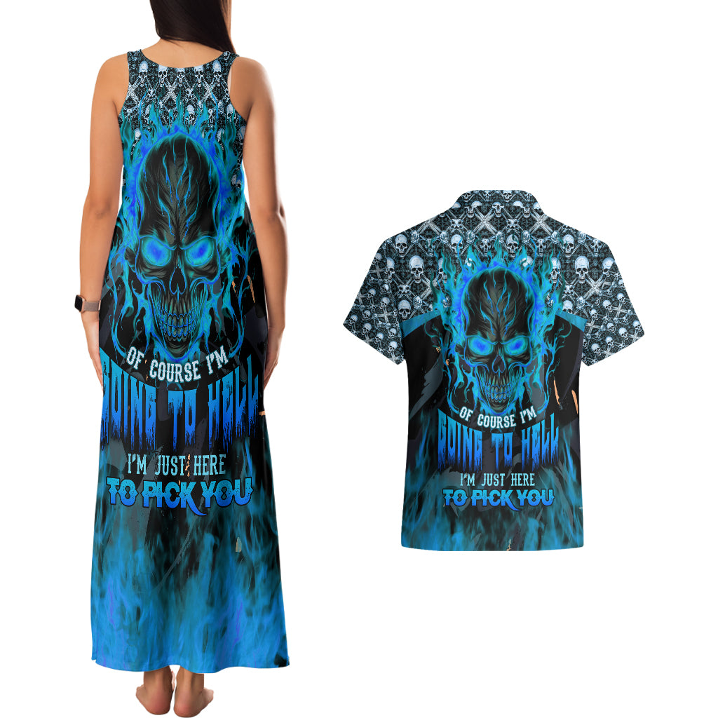 fire-skull-couples-matching-tank-maxi-dress-and-hawaiian-shirt-of-course-im-going-to-hell-im-just-here-to-pick-you-up