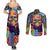 skull-pattern-couples-matching-summer-maxi-dress-and-long-sleeve-button-shirts-colorful-skull-pattern-mix