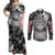 Farnese de Vandimion Berserk Couples Matching Off Shoulder Maxi Dress and Long Sleeve Button Shirt Grunge Style