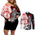 The Skull Knight Berserk Couples Matching Off Shoulder Short Dress and Long Sleeve Button Shirt Anime Japan Style
