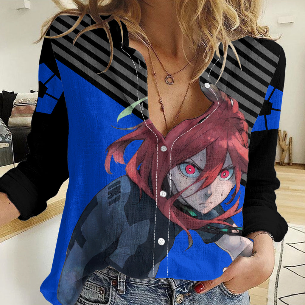Hyoma Chigiri Blue Lock Women Casual Shirt Anime Style