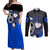 Yoichi Isagi Blue Lock Couples Matching Off Shoulder Maxi Dress and Long Sleeve Button Shirt Anime Style