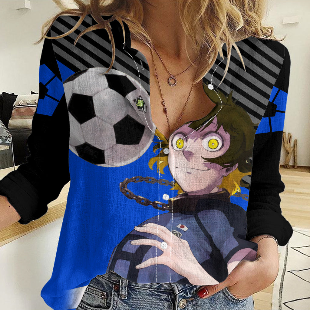 Meguru Bachira Blue Lock Women Casual Shirt Anime Style
