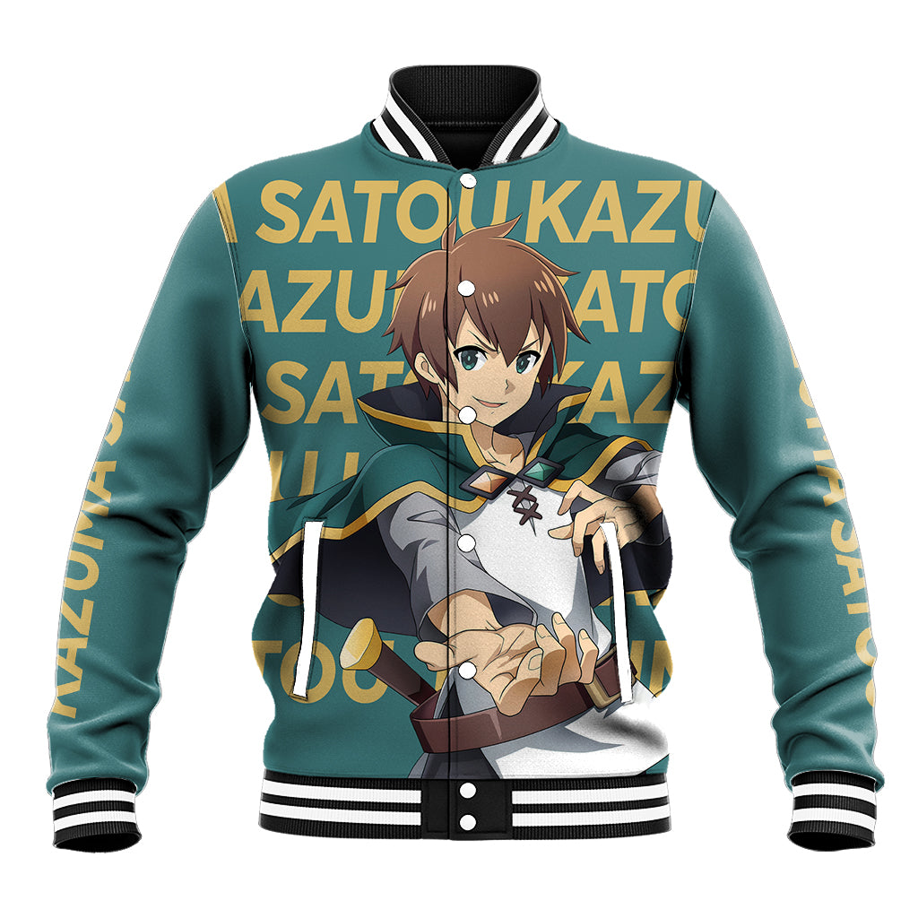 Kazuma Satou KonoSuba Baseball Jacket Anime Style