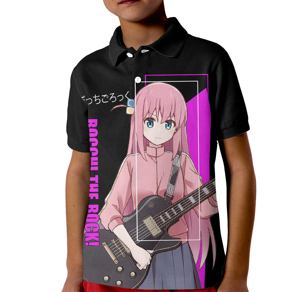 Hitori Gotoh Bochi The Rock! Kid Polo Shirt Anime Style