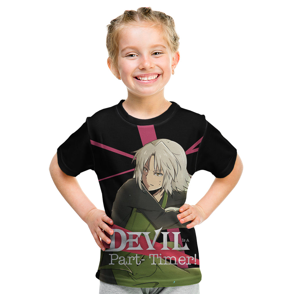 Shiro Ashiya The Devil Part Timer Kid T Shirt Anime Style