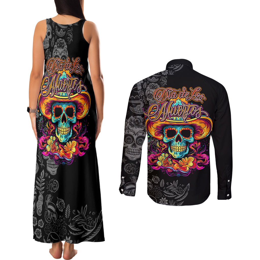 day-of-the-dead-sugar-skull-couples-matching-tank-maxi-dress-and-long-sleeve-button-shirts-dia-de-los-murtos