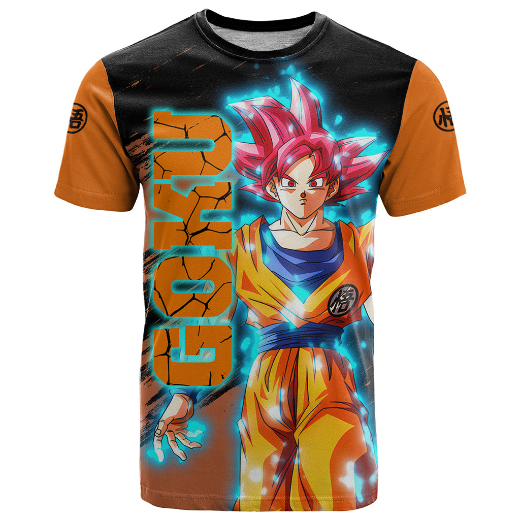 Goku Saiyan God T Shirt